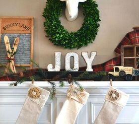 20 minute vintage christmas mantel, christmas decorations, fireplaces mantels, seasonal holiday decor