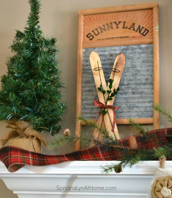 20 minute vintage christmas mantel, christmas decorations, fireplaces mantels, seasonal holiday decor