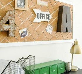 s 8 more things you didn t know you could do with cork, crafts, wall decor, Herringbone Board