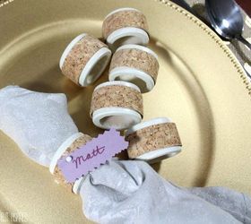 s 8 more things you didn t know you could do with cork, crafts, wall decor, Personalized Napkin Rings