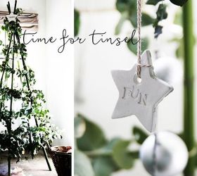 diy alternative christmas tree, christmas decorations, seasonal holiday decor