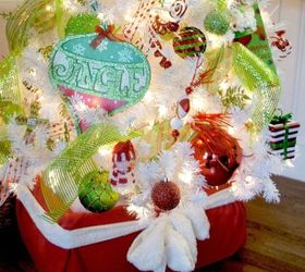 s 7 brilliant ways to protect your christmas tree from toppling, christmas decorations, seasonal holiday decor, Make a Huge Gift Using a Box and a Throw