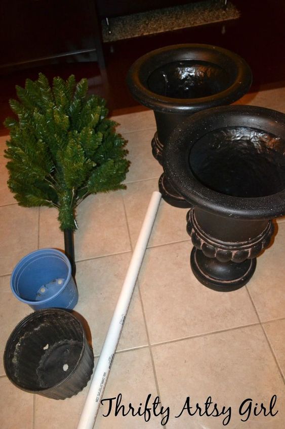 diy potted topiary skinny christmas trees in urns christmas decorations container gardening diy - How To Decorate Urns For Christmas diy potted topiary skinny christmas trees in urns christmas decorations container gardening diy - How To Decorate Urns For Christmas