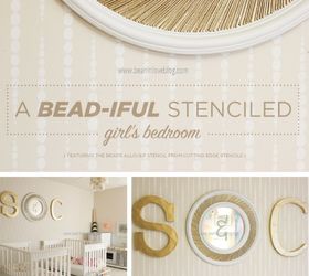painting stencil girl s bedroom makeover, bedroom ideas, painting, wall decor