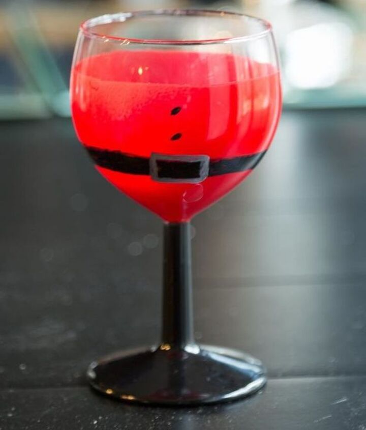 DIY  Santa Wine  Glasses  Hometalk  DIY  Santa Wine  Glasses  Hometalk