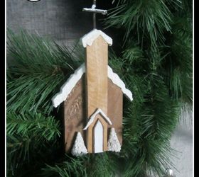 rustic pallet wood church ornaments
