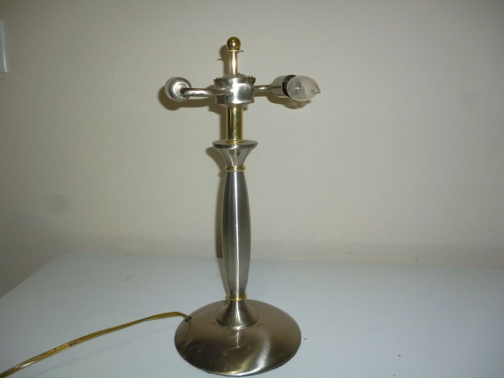 q rewiring a lamp with a 3 way switch, electrical, lighting, Simple metal pedestal touch it anywhere and it s a 3 way lamp