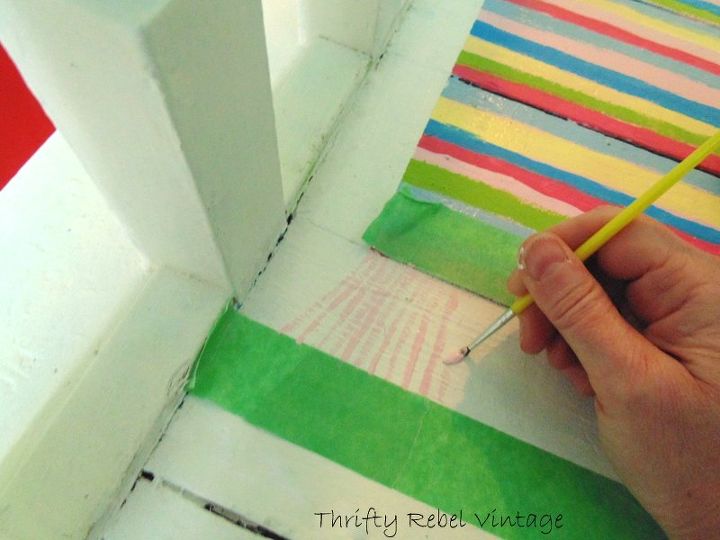 paint a fake rag rug how to, how to, painting