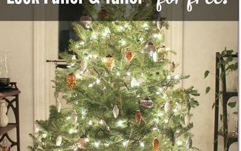 How to Make a Christmas Tree Look Fuller & Taller -- For Free!