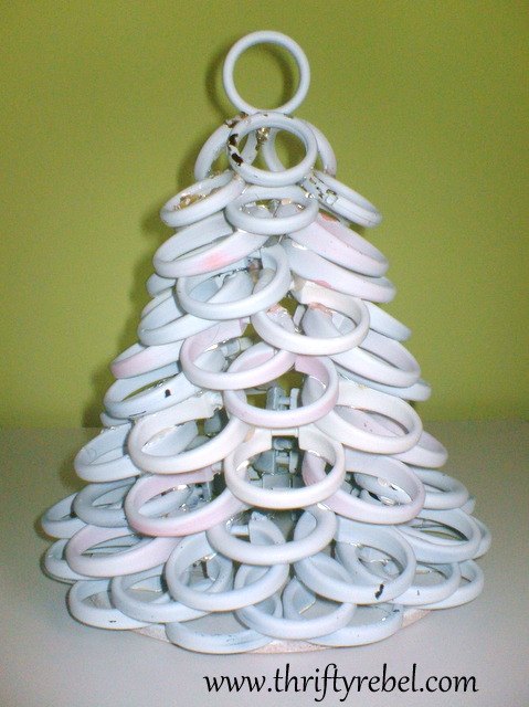 shower curtain ring christmas