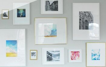 Gallery Wall + DIY Mattes para marcos IKEA Ribba