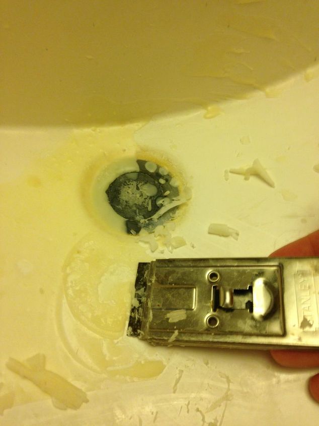 Removing Wax Spill From Inside The Sink Basin Hometalk