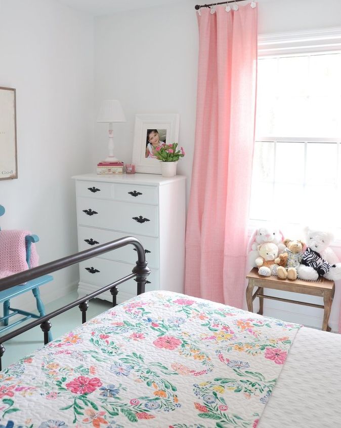 girl room reveal simple and sweet, bedroom ideas, home decor