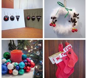 felt santa tree topper, christmas decorations, crafts, seasonal holiday decor