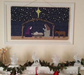 window blinds reused as christmas wall art, christmas decorations, repurposing upcycling, seasonal holiday decor