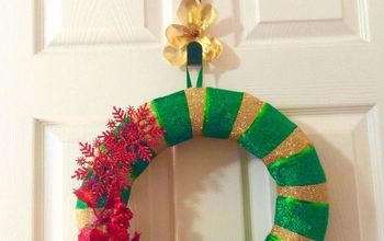 This Year I Made Something Different a Wreath on My Style