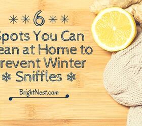 clean home prevent winter sniffles, cleaning tips