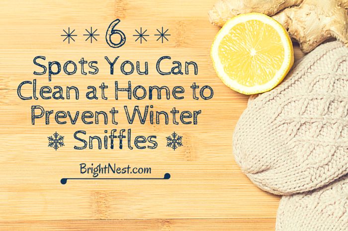 6 puntos que puedes limpiar en casa para prevenir los mocos invernales