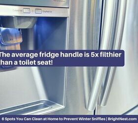 clean home prevent winter sniffles, cleaning tips, Fridge Handles