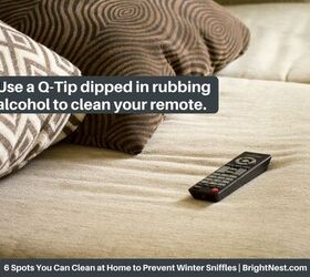 clean home prevent winter sniffles, cleaning tips, Remote Control