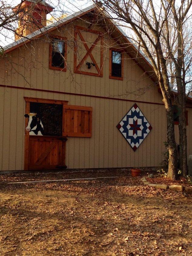 barn quilt beauty, outdoor living, wall decor, FINISHED WALL