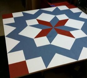 barn quilt beauty, outdoor living, wall decor, DONE EXCEPT FOR FRAME