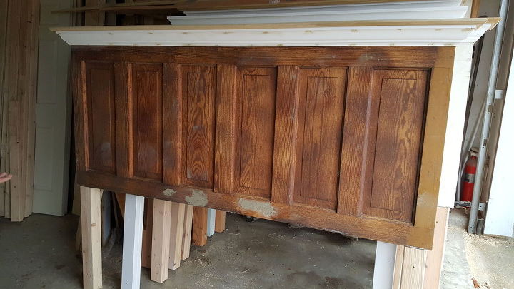 Rare 6 Panel 100yr Old Vintage Door, How To Make A King Size Headboard From An Old Door