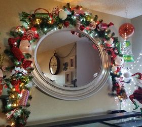 christmas candy globe lights, christmas decorations, seasonal holiday decor