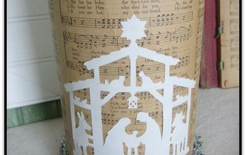 Oatmeal Container & Old Hymnal Become Gift Box