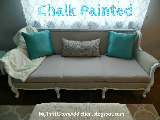 cmo transform un sof de un mercadillo con chalk paint parte 2
