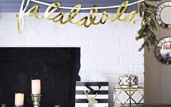 Black, White, Gold & Red Christmas Home Tour