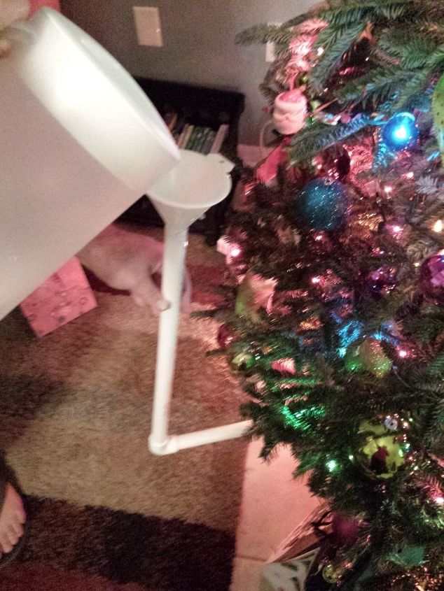 $3 Christmas Tree Watering Made Easy! | Hometalk