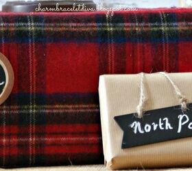 how to wrap christmas gifts with unexpected finds, christmas decorations, seasonal holiday decor