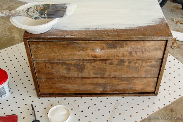 goodwill bread box makeover, painted furniture