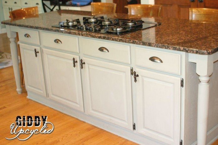 13 things that look shockingly better when you add legs, A Tired Kitchen Island