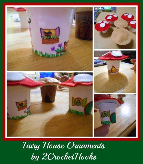 k cup fairy house christmas ornaments, christmas decorations, crafts, how to, repurposing upcycling, seasonal holiday decor