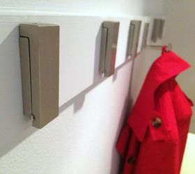 replacing dangerous brass hooks folding hooks, diy, organizing, storage ideas, wall decor