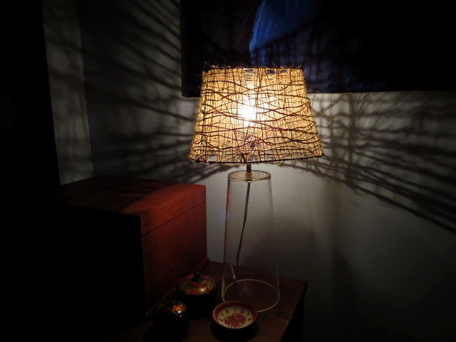 make jute lampshade cheap, crafts