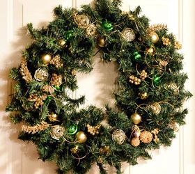 christmas wreath how to dollar store, christmas decorations, crafts, how to, seasonal holiday decor, wreaths