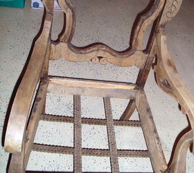 antique chair webbing