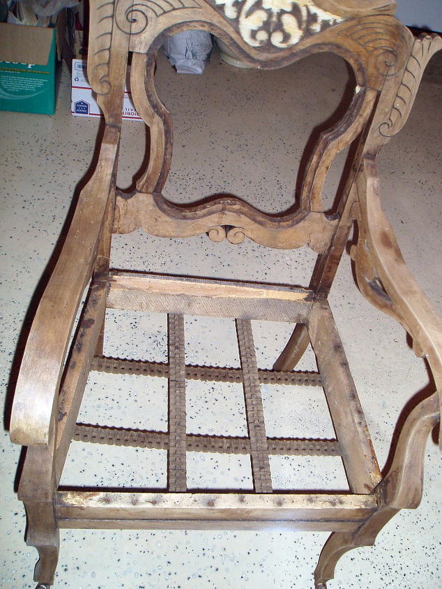 Upholstering An Old Chair But What, How To Upholster A Dining Room Chair Seat With Leather Strap