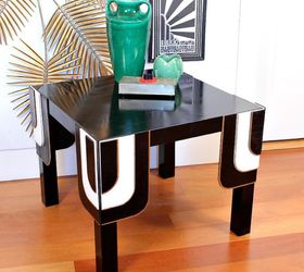 paint art deco table ikea, painted furniture