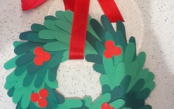 Easy Child's Handprint Wreath