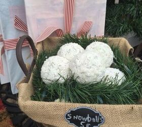 diy make snowball tutorial, christmas decorations, crafts, decoupage, seasonal holiday decor