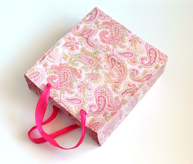 la forma ms rpida de hacer bolsas de regalo con cualquier papel