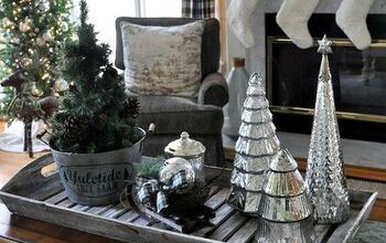 Nature Inspired Christmas Decor in the Family Room