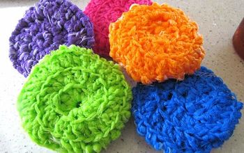 Crocheted Pot Scrubby Pattern