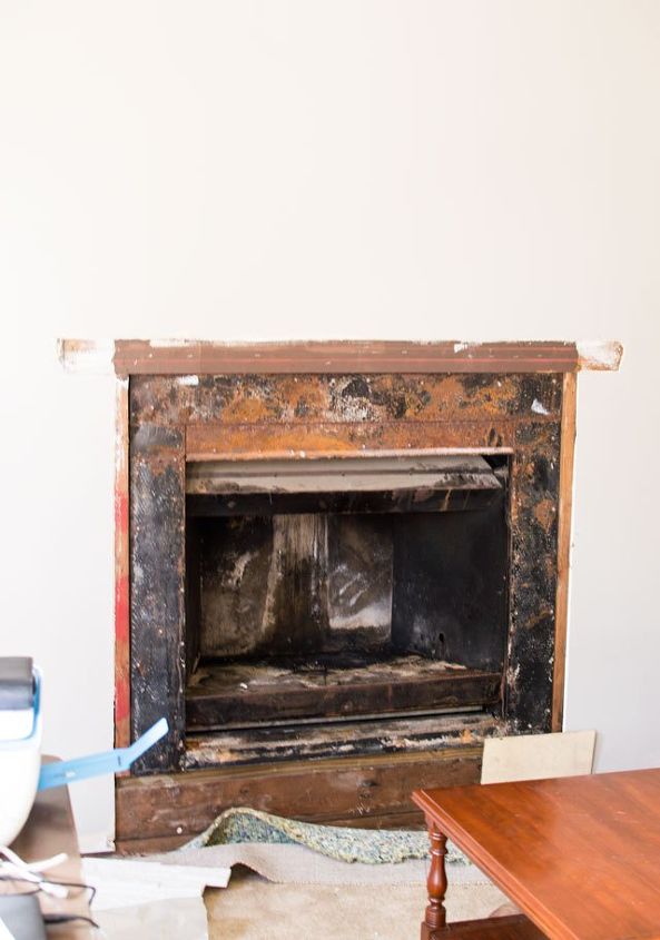 fireplace brighten up room, diy, fireplaces mantels, home maintenance repairs