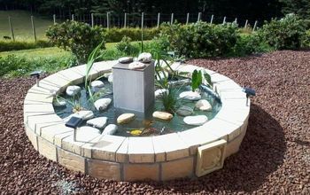 Upcycling an Old Spa Into a Fishpond/Fountain
