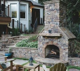 outdoor retreat for active family, decks, fireplaces mantels, outdoor furniture, outdoor living, patio, pool designs